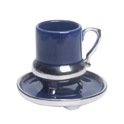 China Viable high quality European style coffee soup plate light luxury ceramic afternoon tea set for sale