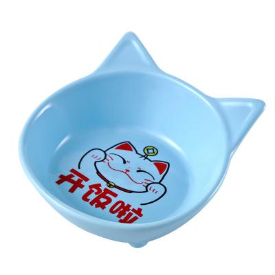 China Sustainable Wholesale Pet Ceramic Cat And Dog Bowl Two Ear Cat Bowl for sale