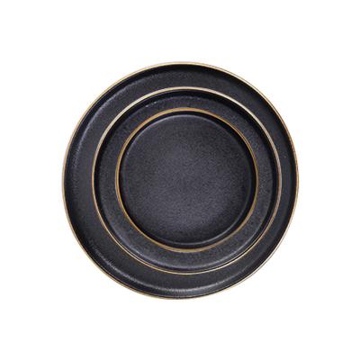 China Viable Design Professional Restaurant 6 Inch 8 Inch 10 Inch Round Raw Home Meat Ceramic Dishes Tableware for sale