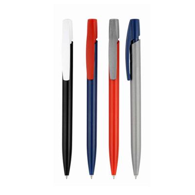 China Normal Plastic Slim Hotel Used Pens With Logo Custom Disposable Ball Pen for sale