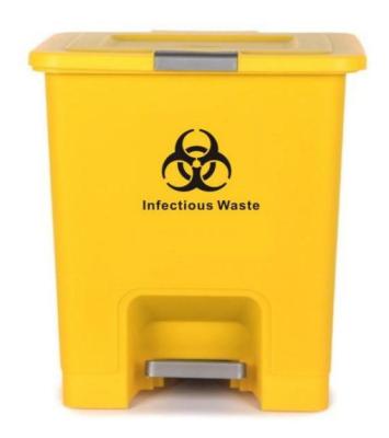 China 10L medical waste bin for sale