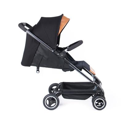 China Aluminum Alloy Hot Selling Lower Prices Professional Leather Cloth 3-In-1 Babystroller for sale