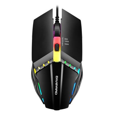 China Rainbow Optical Mobile Mouse Gaming Edition Gaming Input Backlit Mouse With Window Color Box For Computer Gamers for sale