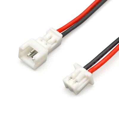 China Electronic micro jst 1.25mm pH 2 pin male and female power connectors car plug socket wiring harness electrical cable for sale