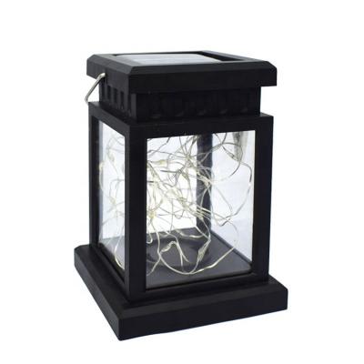 China Antique Garden Christmas Solar Lanterns Lights Large Size Rechargeable Portable Outdoor Waterproof Hanging Lamp Lanterns China Set for sale