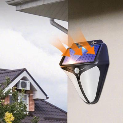 China Cheap New Waterproof ABS Garden Led Sensor Lights Solar Powered Outdoor Wall Mount Lamp Solar Outdoor Wall Light Garden Lights for sale