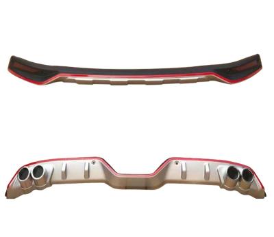 China Hollow body ABS blowing Front Guard and rear bumper for CHR for sale