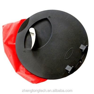 China ABS/TPR/Others good quality kayak accessories plastic hatch cover oval waterproof kayak hatch for sale