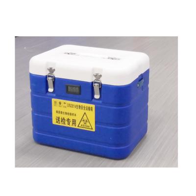 China Insulated Large Capacity Commercial Ice Cooler Box Transport Biosafety Transport Box For Medical Cooler for sale