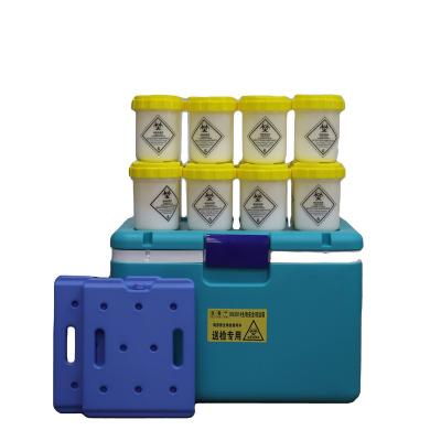 China Insulated Vaccine Storage Multi-function Wholesale Portable Plastic Biosafety Transport Medical Cooler Box for sale