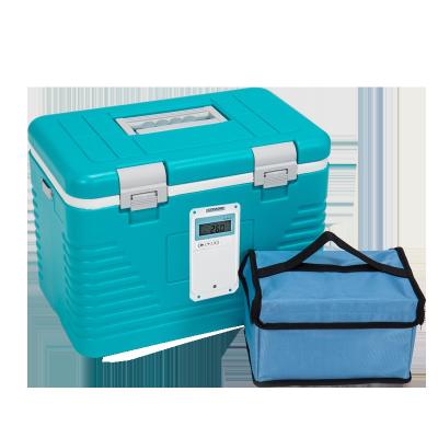 China Insulated Color Waterproof Vaccine blood medicine Transport Vacuum Insulation Ice Cooler Box With Ice Pack for sale