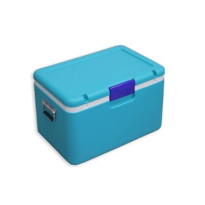 China Insulated Vaccine Cooler Box Portable Outdoor Locking PP Foam Cooler Ice Cool Medicine Box For Vaccine Transport Degree for sale