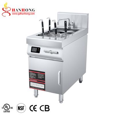 China Commercial Hotel Restaurant Kitchen Stainless Steel Noodle Cooking Machine Cabinet Automatic Electric Noodle Cooker for sale