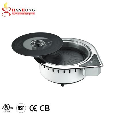 China Korea Outdoor Commercial Indoor Infrared Japanese BBQ Grill Built in Electric Induction Teppanyaki Grill for Restaurant for sale