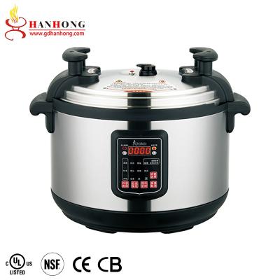 China Hot Selling Hotel Pressure Cooker 17L 21L 25L 33L 45L 55L 65L Industrial Electric Majestic 10 in 1 Pressure Cooker for sale