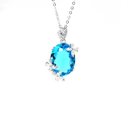 China FASHIONABLE Fine Jewelry Necklace 925 Sterling Silver 2021 Custom Necklace for sale