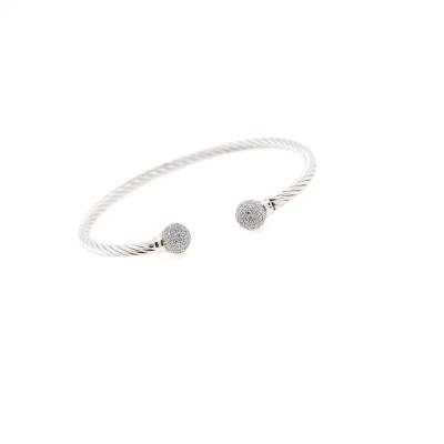 China CLASSIC Silver Bangle Bracelet Bangles Jewelry Women for sale