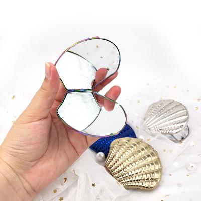 China Magnification 1x/10x Travel Makeup Mirror Wholesale Custom Small Vanity Mirror for sale