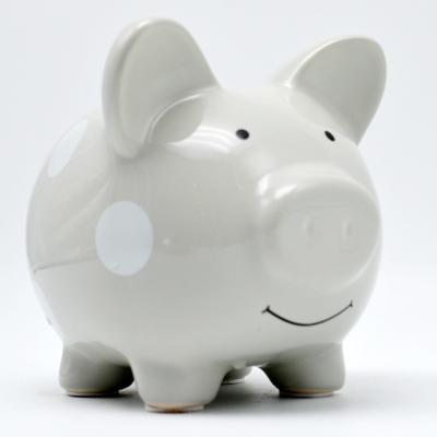 China Eco - Friendly Wholesale Animal Ceramic Money Piggy Bank Pig For Kids for sale