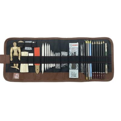 China Hot Selling 42pcs Custom Professional Art Supplies Environmentally Friendly Sketching Pencil Set Painting for sale