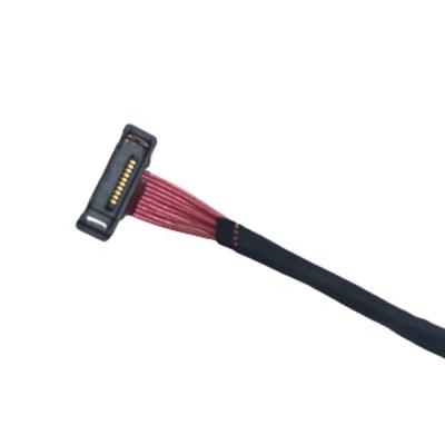 China 0.4mm electronic pitch 10pin I-PEX 20373-010T to 10pin I-PEX 20373-010T micro coax AWG36 lvds cable assembly for sale