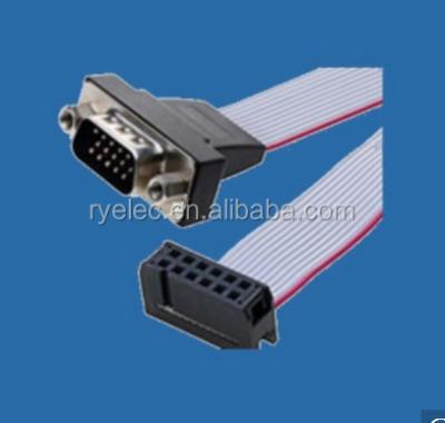 China Electronic VGA To IDC Cable 12pin Flexible Flat Cable For Computer for sale