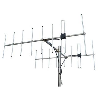 China Yagi 2 Units Outdoor VHF UHF Base 14.5dBi Directional Station Antenna Outdoor 8 Watts 8 for sale