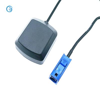 China Indoor / Outdoor 1575.42MHz GPS Square Antenna With FAKRA Connector RG174 Cable for sale