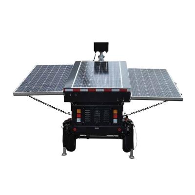 China BIGLUX Solar Powered Mobile Mining Trailer Construction Site Mobile Solar Trailer HP4604G for sale