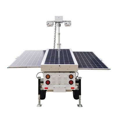 China Mobile Solar CCTV Trailer With Hybrid System Solar Mobile Surveillance Trailer BL3P-G7MHBS for sale