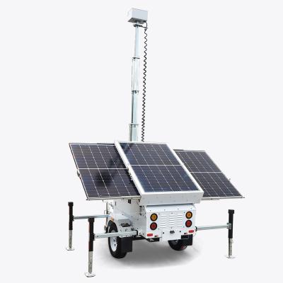 China Solar Powered Mobile CCTV Trailer With Hybrid System BL3P-G7MHBS for sale