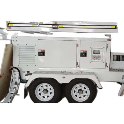 China Construction 1000W Industrial Mobile Hydraulic Solar Hybrid Trailer Light Technology Mining Tower For Rent Emergency Street Light Tower for sale