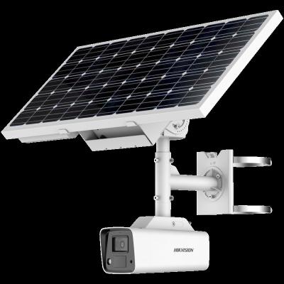 China 4G solar construction site camera set with 80w solar panel and 360wh battery for storage for sale