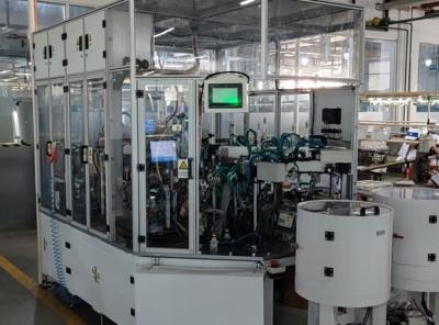 China PLC Automatic Visual Inspection System For Four Way Valve Assembly And Testing for sale