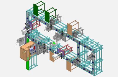 China Customized Automated Production Line For Testing Of Mechanical Assembly Parts for sale