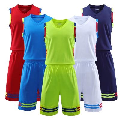 China Wholesale Breathable Basketball Tank Tops Customized White Print Mens Sport Wear Set Custom Mesh Uniform For Unisex for sale