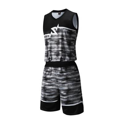 China Breathable High Quality Sublimation Basketball Tank Top And Shorts Workout Apparel Mens Sports Wear Teams Uniforms for sale