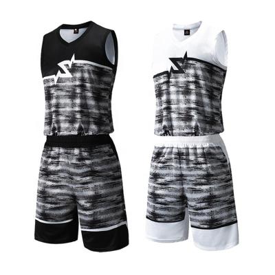 China High Quality Breathable Basketball Workout Tank Top And Shorts Men's Sport Wear Basketball Vetements Teams Uniforms for sale