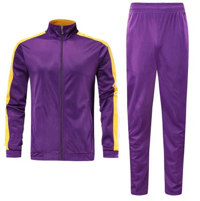 China Running Polyester Gym Tracksuits Breathable Wholesale Custom Sportswear Blank Logo Sweatsuit Jogging Suits Sets For Men for sale