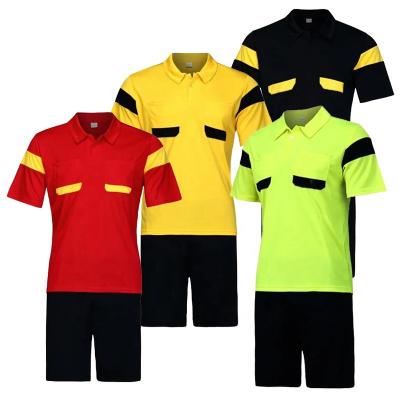 China New Models Mens Football Referee Jerseys Sets Football Jersey Soccer Judge Uniform Sets For Sports for sale