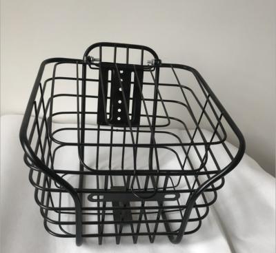 China Other Black Bicycle Storage Basket Hot Sale Car Basket Bicycle Accessories for sale