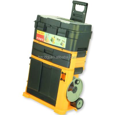 China Durable Wholesale Separable Hard Plastic Case GD2055 Rolling Tool Box for sale