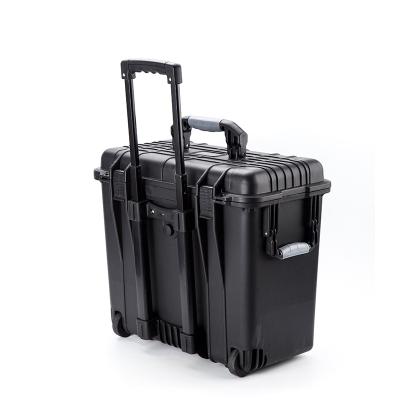 China Waterproof Shockproof Wholesale Trolley Tool Equipment Hard Plastic Rolling Box for sale