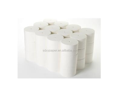 China Virgin wood pulp coreless toilet paper tissue paper roll for sale