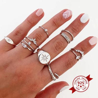 China MEENOY Cute Style Snake Ring 925 Silver Fashion Animal Jewelry For Women Minimalist Jewelry Rings Engagement Gifts for sale