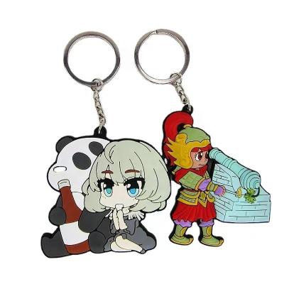 China Cheap Custom PVC Rubber Key Chain for sale