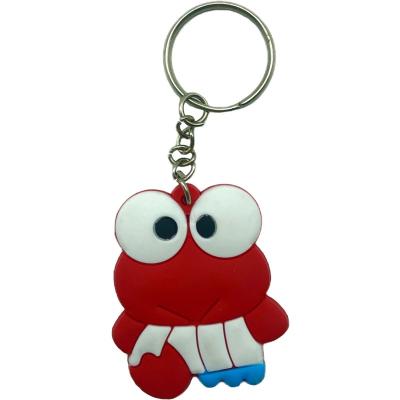 China Cute Design Key Cover Key Chain Ring Fob Pvc Animal Boy Rubber Girl Novelty Cute Fun for sale