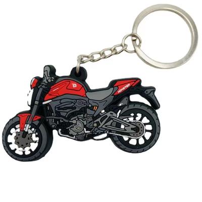 China Low Cost Rubber Good Quality Motorcycle Racing 3d Sport Promotion PVC Key Chain for sale