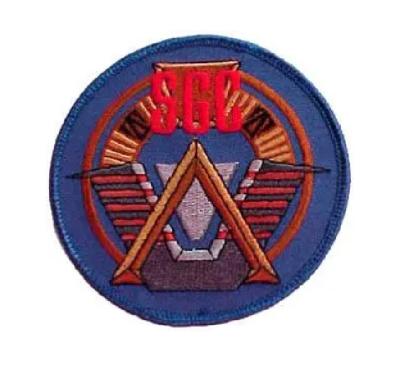 China Embroidered Stargate Sgc patch with iron on for sale