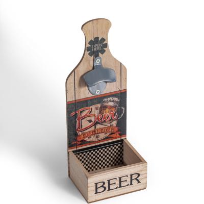 China Beer Bottle Opener Letters and Viable Popular Wooden Wall Mounted Beer Models - Direct Order for sale